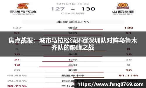 焦点战报：城市马拉松循环赛深圳队对阵乌鲁木齐队的巅峰之战